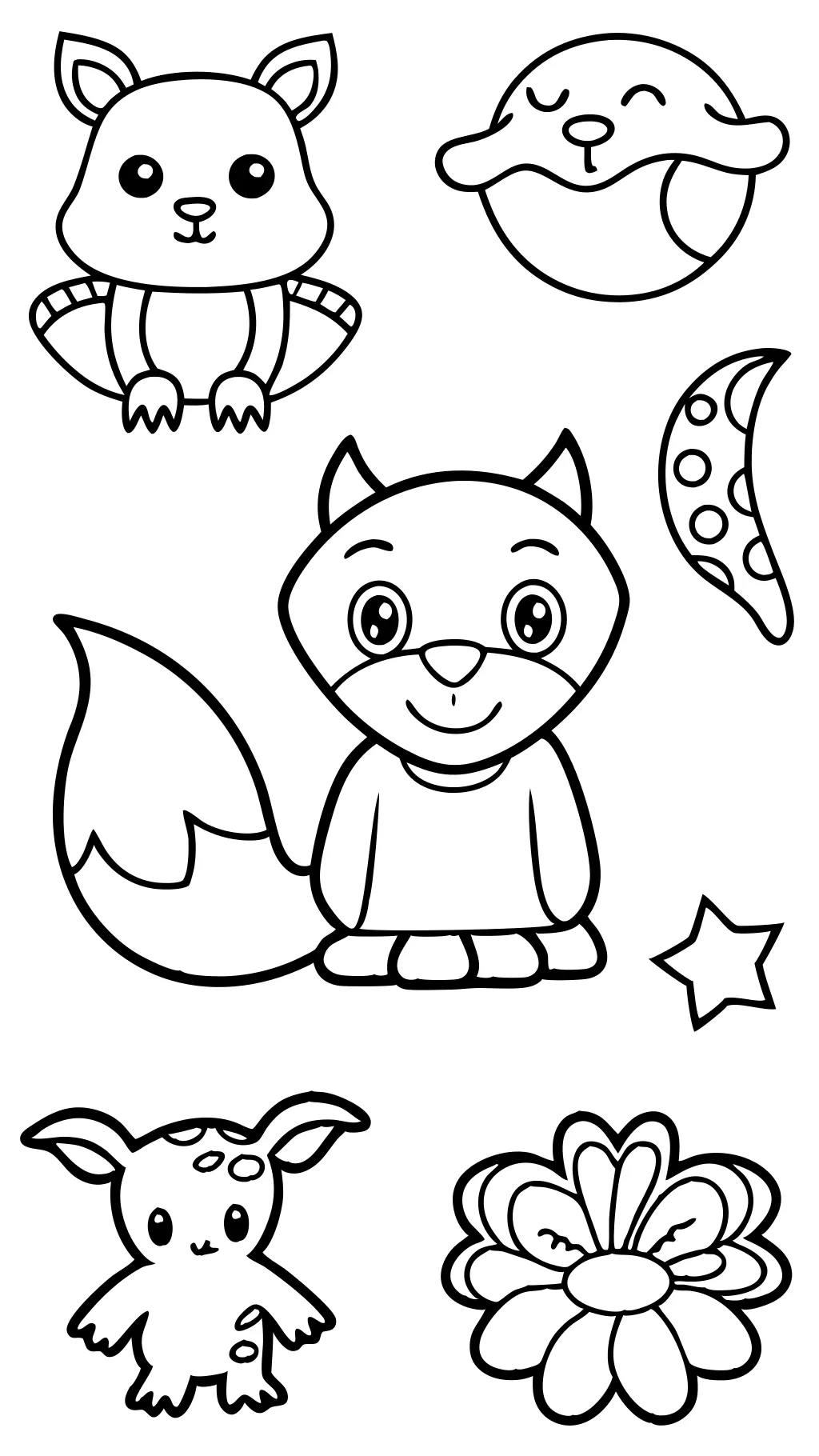 easy coloring pages pdf